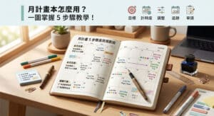 月計畫本怎麼用？5步驟高效規劃教學